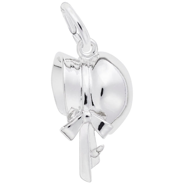 Rembrandt Charms Colonial Bonnet Charm Pendant Available in Gold or Sterling Silver