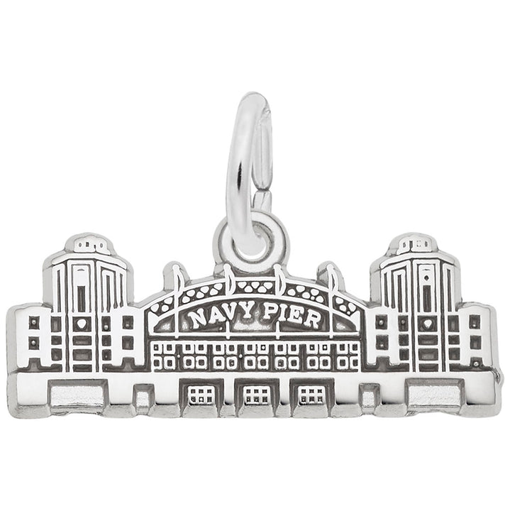 Rembrandt Charms Navy Pier Charm Pendant Available in Gold or Sterling Silver