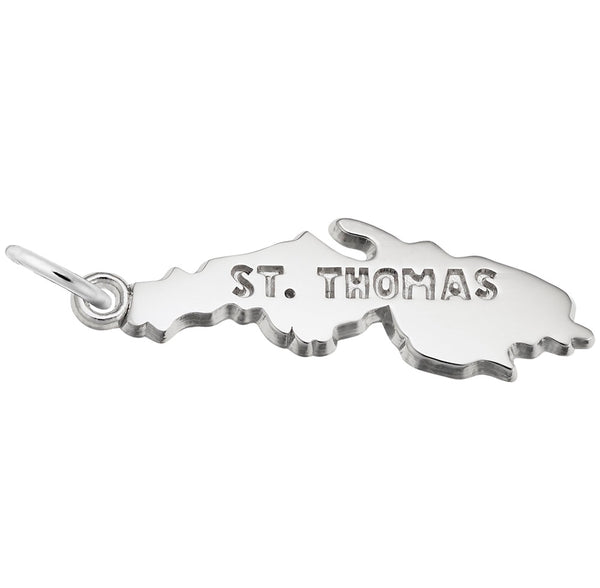 Rembrandt Charms St. Thomas Charm Pendant Available in Gold or Sterling Silver