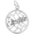 Rembrandt Charms Ellicottville Charm Pendant Available in Gold or Sterling Silver