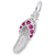 Rembrandt Charms Sandal - Ruby Red Charm Pendant Available in Gold or Sterling Silver