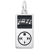 Rembrandt Charms 925 Sterling Silver Personal Listening Device Charm Pendant