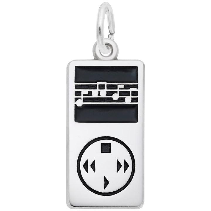 Rembrandt Charms 925 Sterling Silver Personal Listening Device Charm Pendant