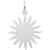 Rembrandt Charms Dominica Sun Large Charm Pendant Available in Gold or Sterling Silver