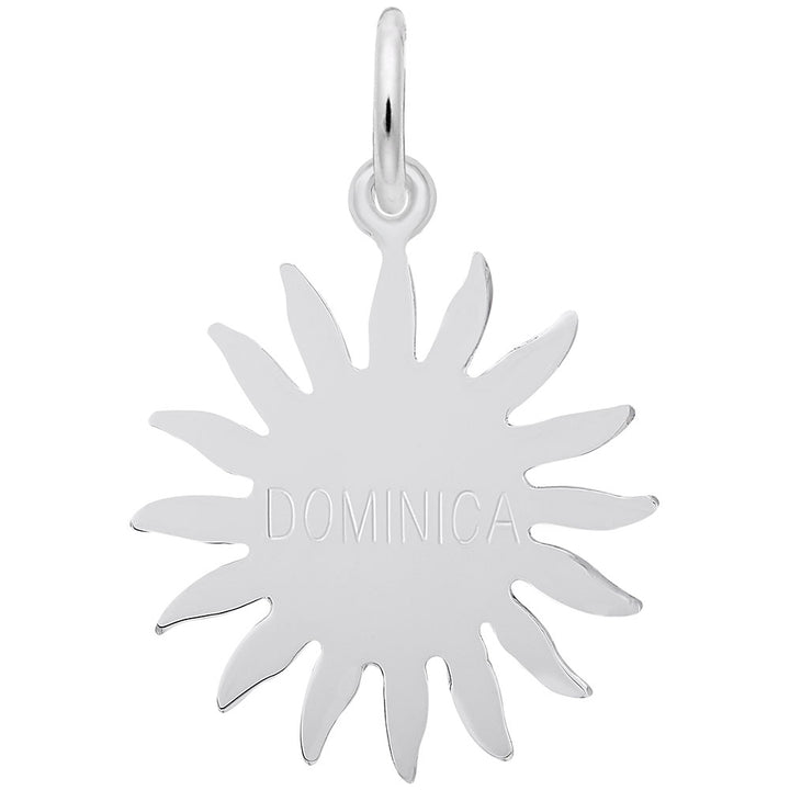 Rembrandt Charms Dominica Sun Large Charm Pendant Available in Gold or Sterling Silver