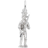 Rembrandt Charms 925 Sterling Silver Minute Man Charm Pendant