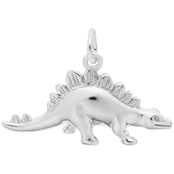 Rembrandt Charms Stegosaurus Charm Pendant Available in Gold or Sterling Silver