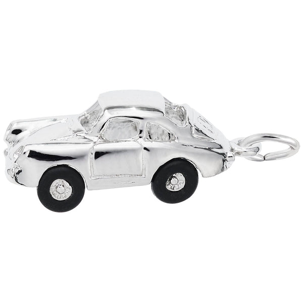 Rembrandt Charms Sports Car Charm Pendant Available in Gold or Sterling Silver