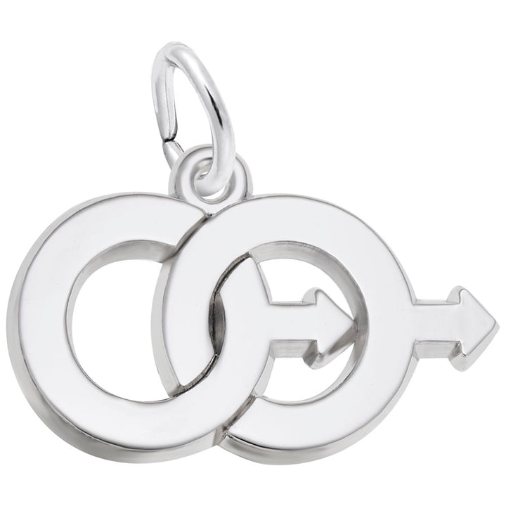 Rembrandt Charms 925 Sterling Silver Twins - Male Charm Pendant