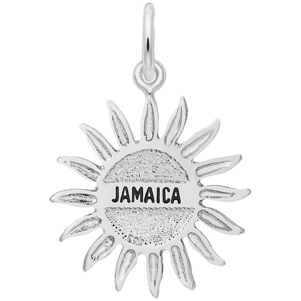 Rembrandt Charms Jamaica Sun Large Charm Pendant Available in Gold or Sterling Silver