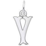 Rembrandt Charms 14K White Gold Init-Y Charm Pendant