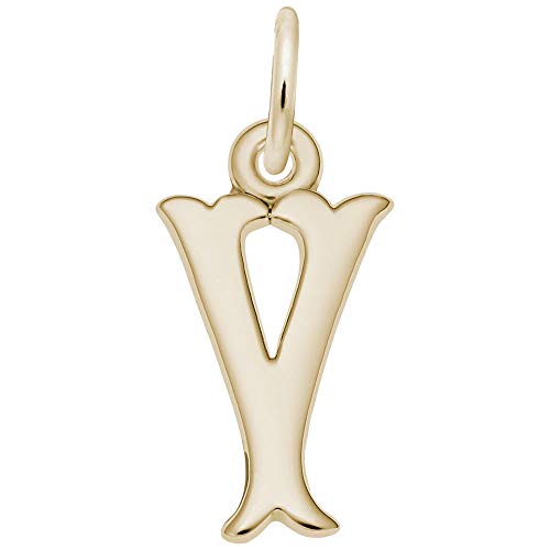 Rembrandt Charms 14K Yellow Gold Init-Y Charm Pendant