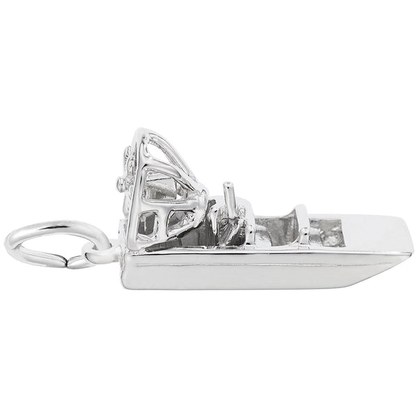 Rembrandt Charms Air Boat Charm Pendant Available in Gold or Sterling Silver