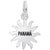 Rembrandt Charms Panama Sun Small Charm Pendant Available in Gold or Sterling Silver