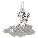 Rembrandt Charms Nassau Palms Charm Pendant Available in Gold or Sterling Silver
