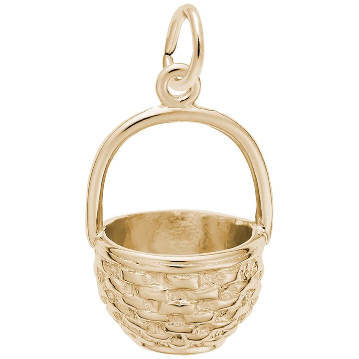 Rembrandt Charms 14K Yellow Gold Basket Charm Pendant