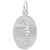 Rembrandt Charms Female Volleyball Charm Pendant Available in Gold or Sterling Silver