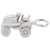 Rembrandt Charms Riding Lawn Mower Charm Pendant Available in Gold or Sterling Silver