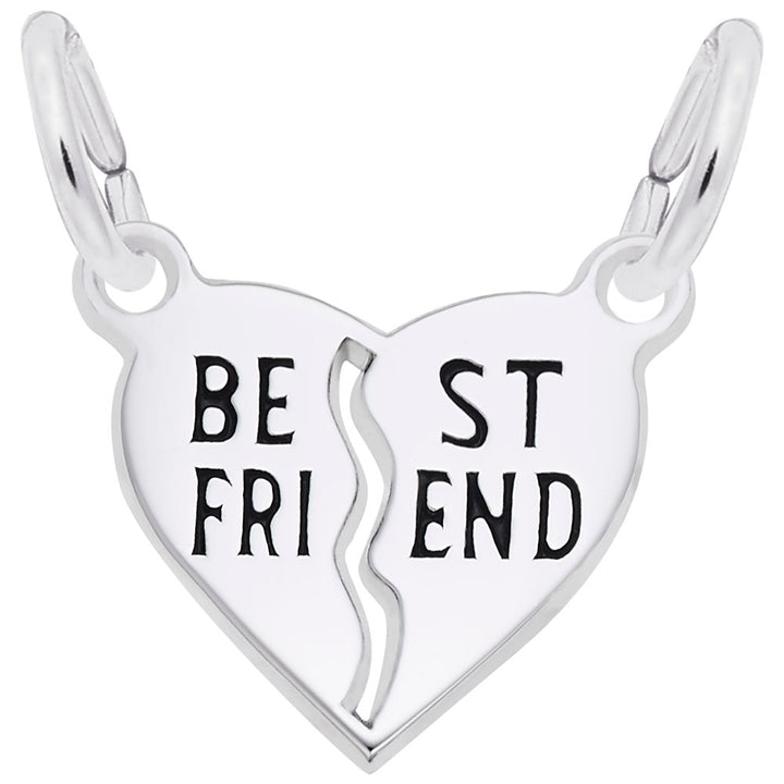 Rembrandt Charms Best Friend Charm Pendant Available in Gold or Sterling Silver