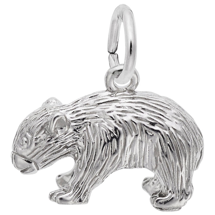 Rembrandt Charms 925 Sterling Silver Wombat Charm Pendant