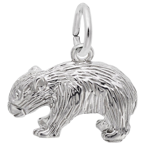 Rembrandt Charms Wombat Charm Pendant Available in Gold or Sterling Silver