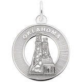 Rembrandt Charms Oklahoma Charm Pendant Available in Gold or Sterling Silver