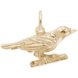 Rembrandt Charms Gold Plated Sterling Silver Oriole Charm Pendant