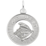 Rembrandt Charms Key West Charm Pendant Available in Gold or Sterling Silver