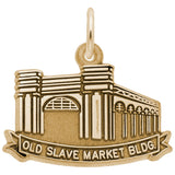 Rembrandt Charms Gold Plated Sterling Silver Old Slave Market Charm Pendant