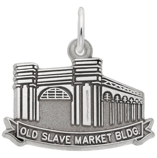 Rembrandt Charms Old Slave Market Charm Pendant Available in Gold or Sterling Silver