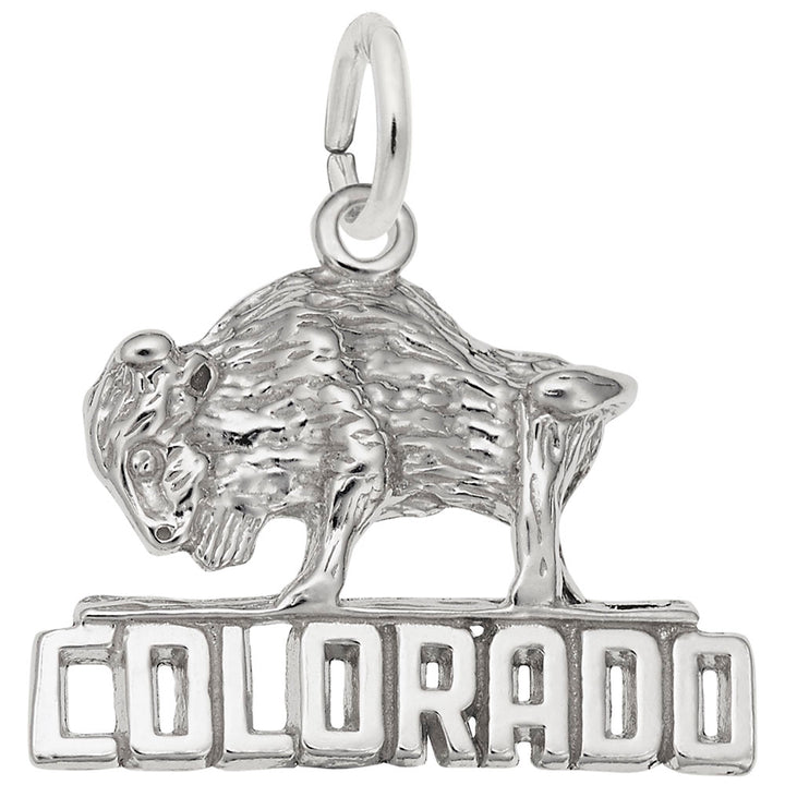 Rembrandt Charms 925 Sterling Silver Colorado Charm Pendant