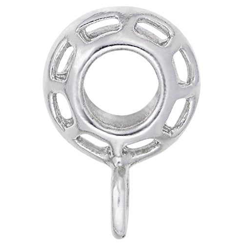 Rembrandt Charms 925 Sterling Silver Charm Holder For Bead Bracelets Charm Pendant