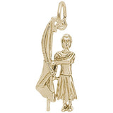 Rembrandt Charms 10K Yellow Gold Color Guard Charm Pendant