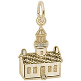 Rembrandt Charms Gold Plated Sterling Silver Pt Loma, Ca Lighthouse Charm Pendant