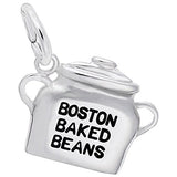 Rembrandt Charms 925 Sterling Silver Boston Baked Beans Charm Pendant