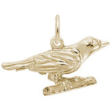 Rembrandt Charms 14K Yellow Gold Oriole Charm Pendant