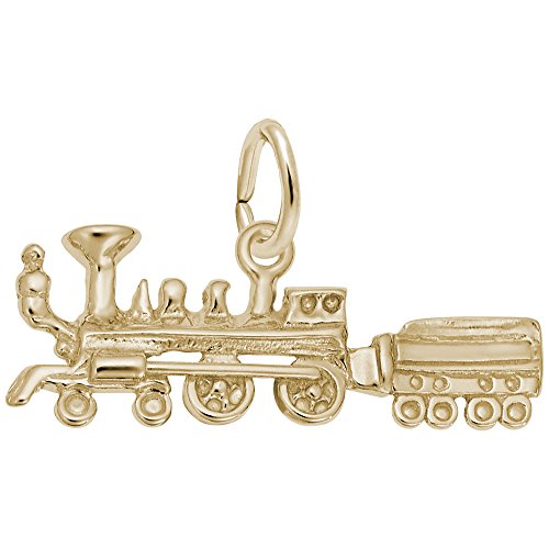 Rembrandt Charms 14K Yellow Gold Train Charm Pendant