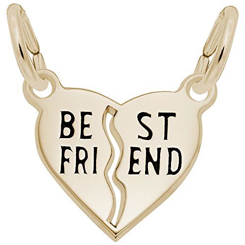 Rembrandt Charms 925 Sterling Silver Best Friend Charm Pendant