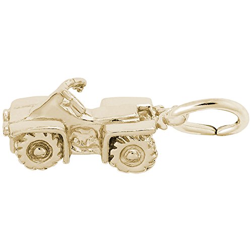 Rembrandt Charms 10K Yellow Gold All Terrain Vehicle Charm Pendant