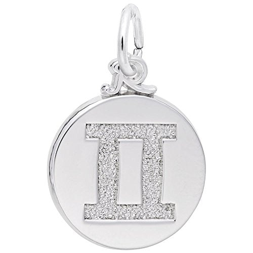 Rembrandt Charms 925 Sterling Silver Gemini Charm Pendant