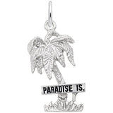 Rembrandt Charms Paradise Island Charm Pendant Available in Gold or Sterling Silver