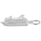 Rembrandt Charms 925 Sterling Silver Cruise Ship Charm Pendant
