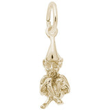 Rembrandt Charms Gold Plated Sterling Silver Leprechaun Charm Pendant