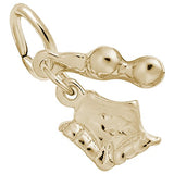 Rembrandt Charms Gold Plated Sterling Silver Bikini Charm Pendant