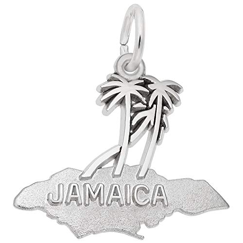 Rembrandt Charms 925 Sterling Silver Jamaica Palms Charm Pendant
