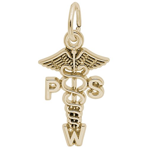 Rembrandt Charms Gold Plated Sterling Silver Psw Charm Pendant