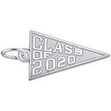 Rembrandt Charms 925 Sterling Silver Class Of 2020 Charm Pendant
