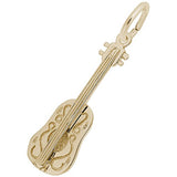 Rembrandt Charms Gold Plated Sterling Silver Ukulele Charm Pendant