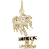 Rembrandt Charms 14K Yellow Gold Paradise Island Charm Pendant