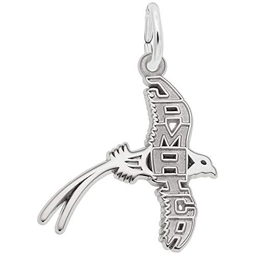 Rembrandt Charms 925 Sterling Silver Jamaica Longtail Charm Pendant